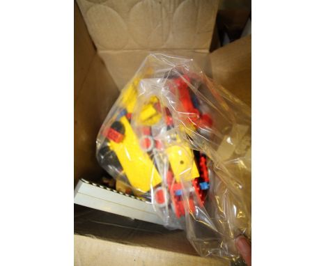 Box of vintage Lego