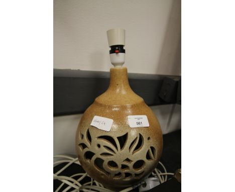 Bayle studio pottery lamp