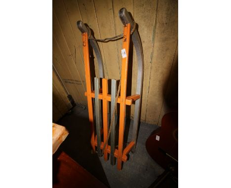 Vintage Davos toboggan