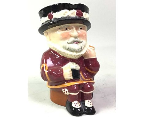 LARGE COLLECTION OF TOBY JUGS, including Royal Doulton, Roy Kirkham, Crown Devon, Tony Wood and further, also a Nao figure