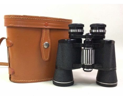 PAIR OF BINOCULARS, ALONG WITH TWO MEDALS AND TWO WATCHES the binoculars Zenith in leather case, the medals on ribbons, also 