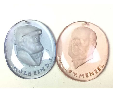COLLECTION OF INTAGLIOS, eleven in total, in various colours depicting historical figuresQty: 11