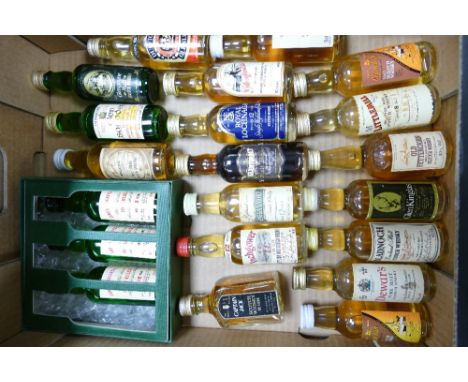 A collection of 5cl Scotch Whisky Miniatures to include: James Macarthurs, Port Ellen, Glenn Garratt, Littlemill, Bladnock, I