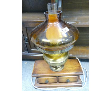 Oil Lamp Effect electric table light: