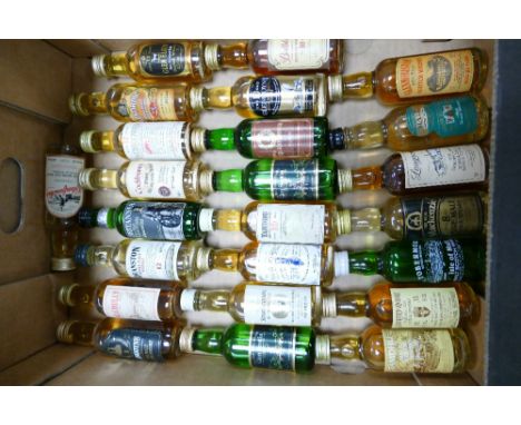 A collection of 5cl Scotch Whisky Miniatures to include: Dalchully, Deanston, Inchgower, Glenn Elgian, Strath conon, Tamdhu, 