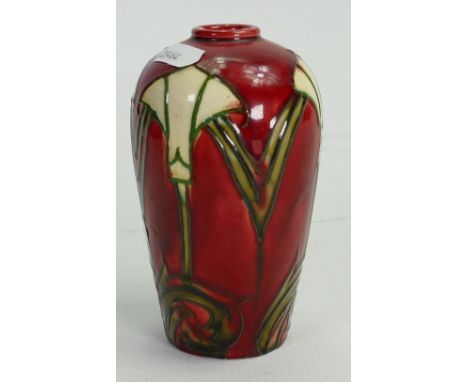 Mintons Secessionist Vase: height 13cm