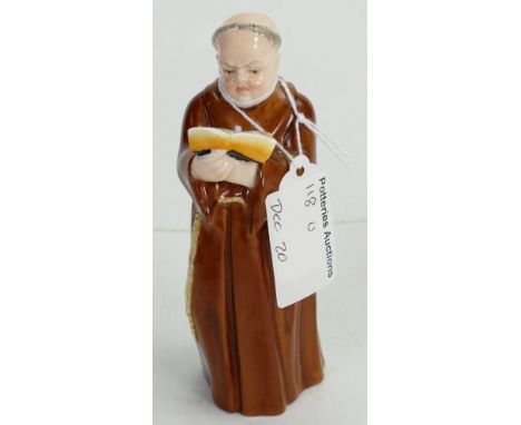 Royal Worcester candle snuffer as a Monk: Height 12.5cm.