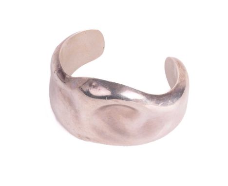 Tiffany &amp; Co. - a 'Virgo' silver cuff from the Zodiac series designed by Elsa Peretti, the interior of the cuff marked 'P