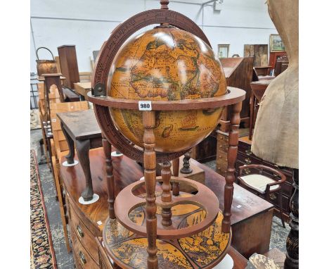 A Globe form drinks cabinet.