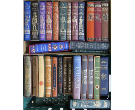FOLIO SOCIETY - ANCIENT CIVILISATIONS A selection, comprising John Julius Norwich's&nbsp;Byzantium in three volumes; the Baby