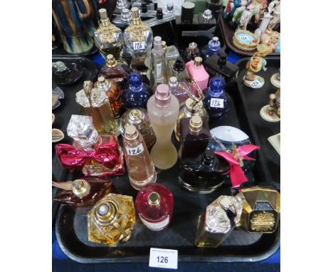 A collection of mainly ladies perfume, mostly testers including Mugler, Brittany Spears, Issey Miyake, Juicy Couture etc  Con