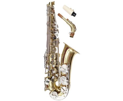 A Yamaha YAS-25 saxophone in fitted hardcase. serial number 059878, Made in Japan, together with an owners manual, a strap, a