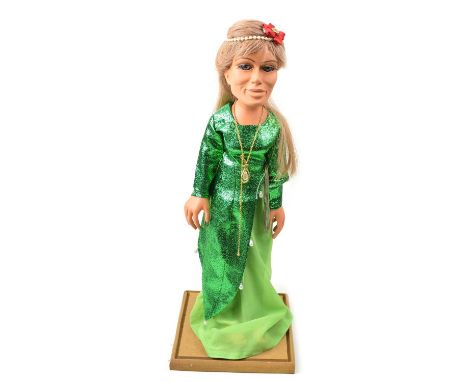 Marina puppet replica model from the Gerry Anderson Supermarionation TV show 'Stingray'. The resin model is taken from the or