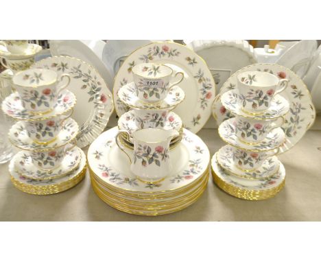 A Royal Stafford Bramble Rose tea service