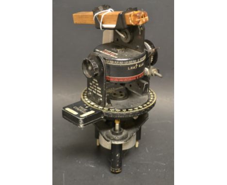 A military AM Astro Compass Mk II, 3X, 23cm high