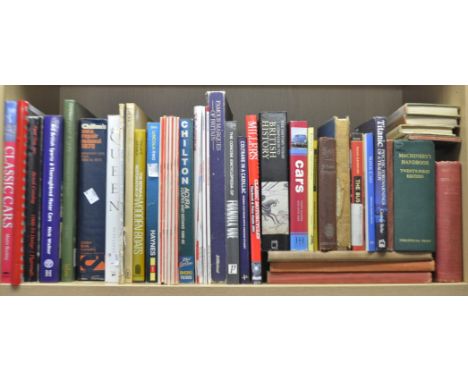Books- Transport interest; Cars and parts magazines 1974; a Haynes Lincoln repair manual; a Dodge/Plymouth catalogue; other m