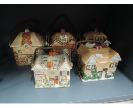 A selection of vintage cottage ware style ceramics