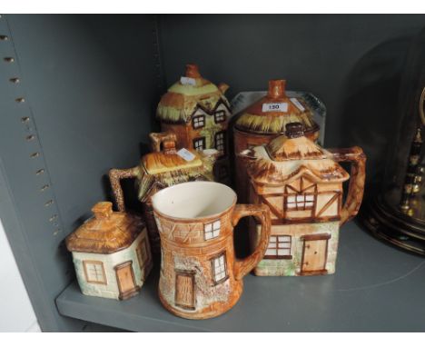A selection of vintage cottage ware style ceramics