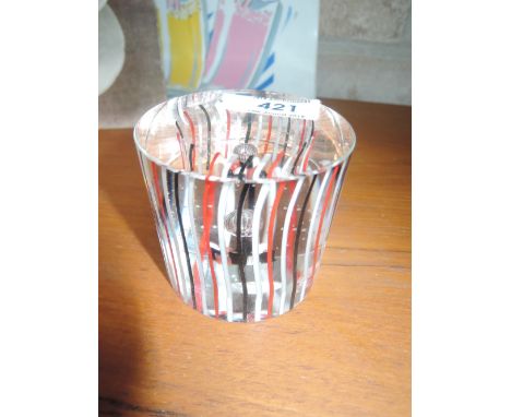 A vintage paper weight by Caithness titled Captivation