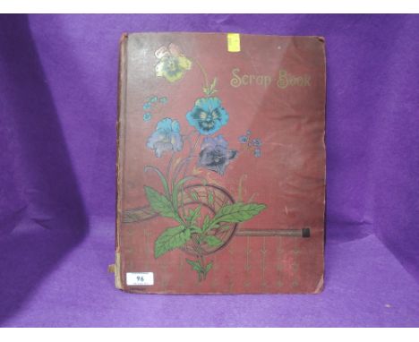 A vintage scrap book or decoupageCONDITION REPORTApprox 30 pages 