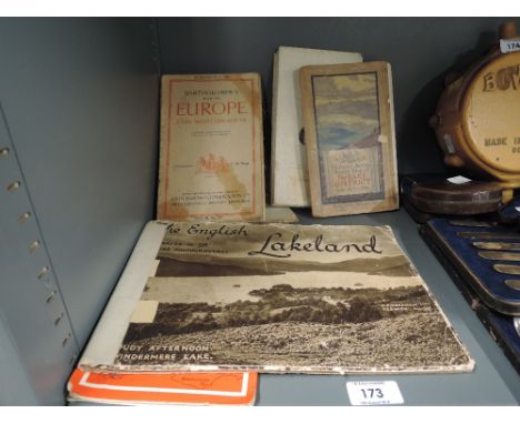 A selection of vintage maps and ordnance survey guides
