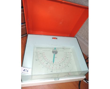 A set of vintage 70's design wall hanging kitchen scales