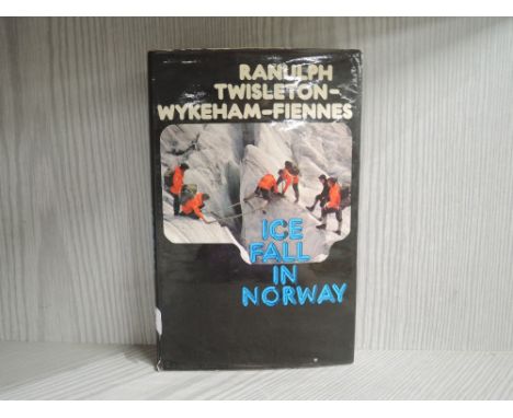 A vintage adventure and exploration volume by Ranulph Fiennes Ice Fall In Norway signed copy 