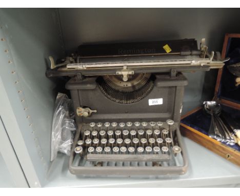 A vintage typewriter by Remington