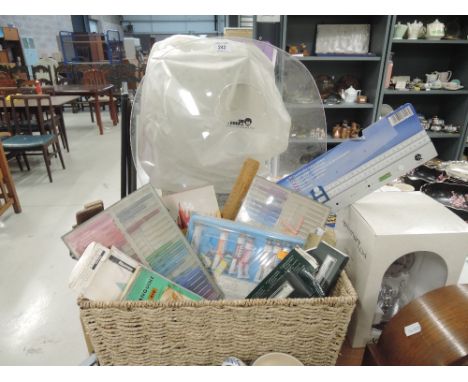 A selection of vintage artist and designers equipment