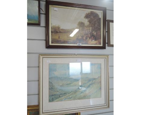 A selection of vintage prints and picture framesApprox 44cm x 55cm