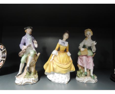 A selection of vintage figures and figurines