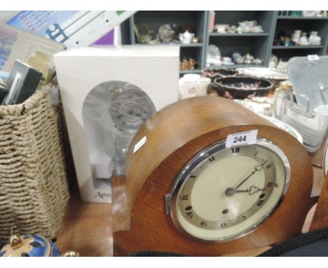 A vintage mantle clock and similar