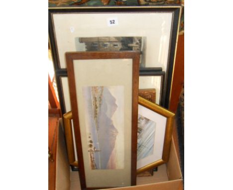 Assorted framed prints (6)