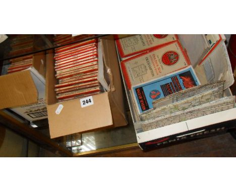 Three boxes of Ordnance Survey & other walking maps