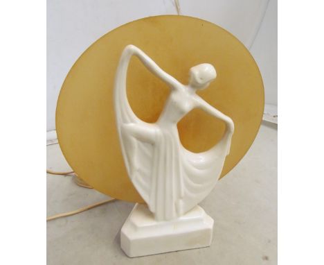 A lamp of lady (a/f)