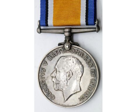 WWI British War medal to 40031 GNR A G L Brown RA. P&amp;P Group 1 (£14+VAT for the first lot and £1+VAT for subsequent lots)