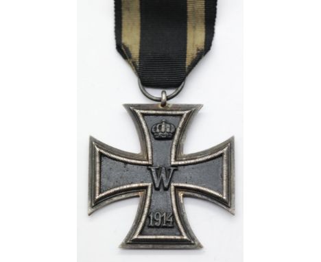 German WWI Imperial Iron Cross 2nd class, in fitted box. P&amp;P Group 1 (£14+VAT for the first lot and £1+VAT for subsequent