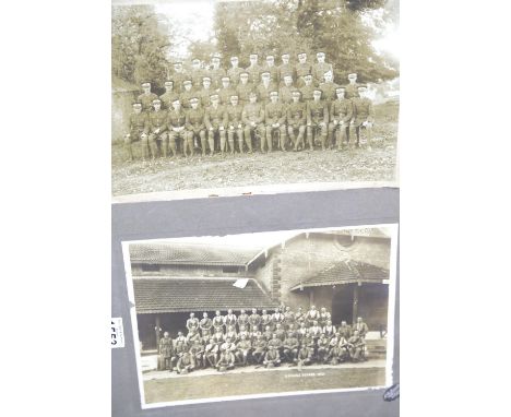 WWI British photograph of the Northumberland Fusiliers, including William Pitkethley (Liverpool Pals, photographed top row, s