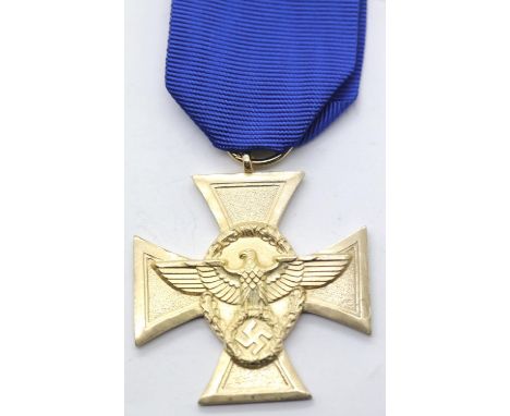 German WWII Police LS &amp; GC Cross. P&amp;P Group 1 (£14+VAT for the first lot and £1+VAT for subsequent lots) 