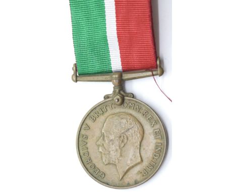 British WWI Mercantile Marine medal to William J Percy P&amp;P Group 1 (£14+VAT for the first lot and £1+VAT for subsequent l