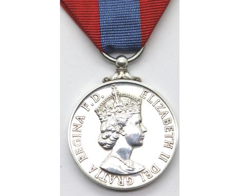 Elizabeth II Imperial Service medal to Cecil Frederick White. P&amp;P Group 1 (£14+VAT for the first lot and £1+VAT for subse