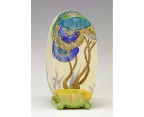 Clarice Cliff 'Aurea' Bonjour sugar sifter, 12.75cm high  Condition: A couple of very minor scratches to the enamel decoratio