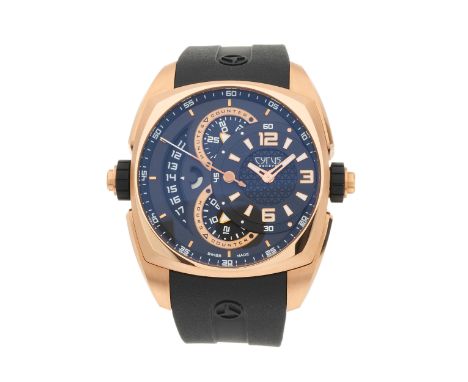Cyrus, an 18ct rose gold limited edition Klepcys Chronograph wrist watch, number 05 from an edition of 25, reference 539.501.