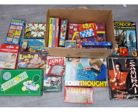 20 boxed vintage games including Samurai, Condor battle boarding, ludo etc
