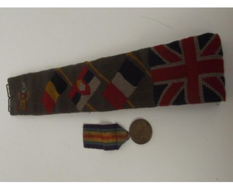 Great War medal awarded to 265367 Private J. R Booth of The Loyal North Lancashire Regiment, together with a Great War stable