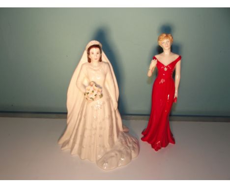 Royal Worcester 2007 To celebrate the life of Diana, Princess of Wales 1961-1997 & Royal Worcester 2007 Her Majesty Queen Eli