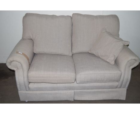 MODERN TWO SEATER SOFA, WIDTH APPROX 152CM