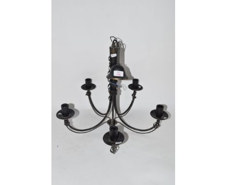 CEILING LIGHT WITH FIVE SCONCES