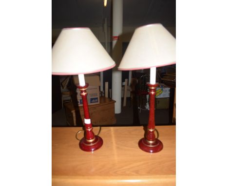 PAIR OF MATCHING TABLE LAMP BASES