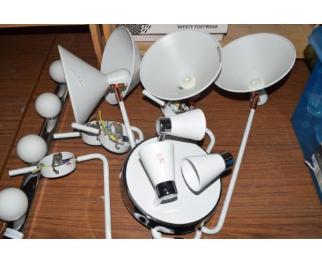 WHITE PLASTIC LIGHT FITTINGS